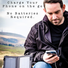 Load image into Gallery viewer, iTravel Solar Smartphone &amp; USB Charger
